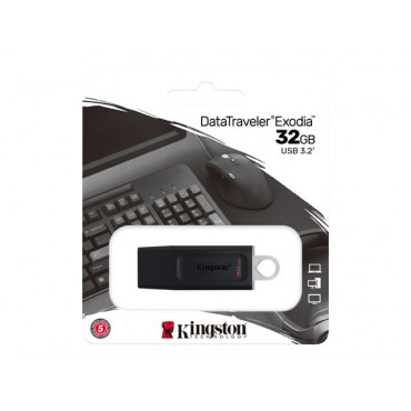 Kingston 32GB USB 3.2 DataTraveler muistitikku | E. Kylmälä Oy
