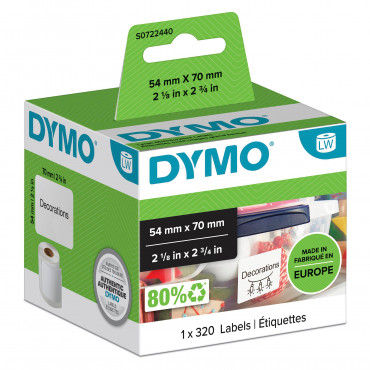 Dymo LabelWriter yleistarrat 70 x 54 mm | E. Kylmälä Oy