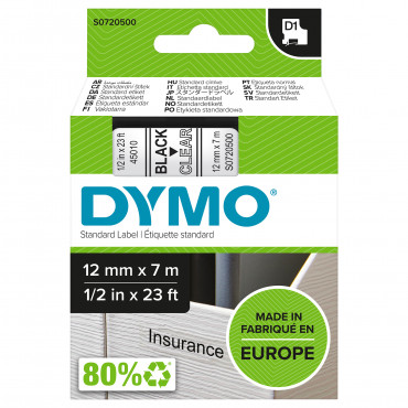 Dymo D1 tarrateippi 12 mm mu/ki | E. Kylmälä Oy