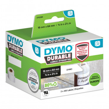 Dymo LabelWriter Durable kestotarrat 19 x 64 mm | E. Kylmälä Oy