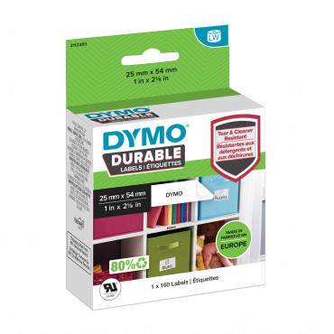 Dymo LabelWriter Durable kestotarrat 25 x 54 mm | E. Kylmälä Oy