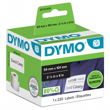 Dymo LabelWriter lähetys/nimitarrat  101 x 54 mm | E. Kylmälä Oy