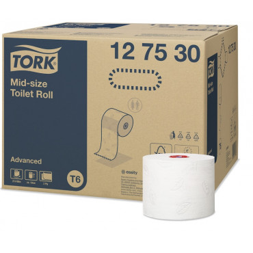 Tork Mid-Size WC-paperi Advanced T6 valkoinen (27) | E. Kylmälä Oy