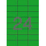 Apli tulostusetiketti 70 x 37 mm vihreä | E. Kylmälä Oy