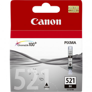 Canon CLI-521bk  mustepatruuna 9 ml musta | E. Kylmälä Oy