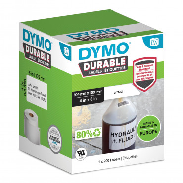Dymo LabelWriter Durable kestotarrat 104 x 159 mm | E. Kylmälä Oy