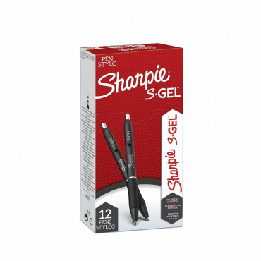 Sharpie S-Gel geelikynä 0,7 mm musta | E. Kylmälä Oy