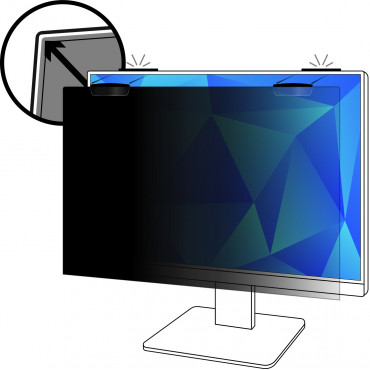 3M tietoturvasuoja 23in Full Screen -näyttöön COMPLY™ kiinnitysjärjestelmä 16:9 | E. Kylmälä Oy