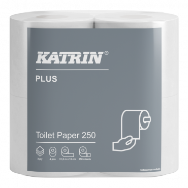 Katrin Plus Wc-paperi 250 valkoinen | E. Kylmälä Oy