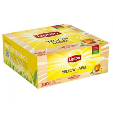 Tee Lipton Yellow Label 100ps kääreellä | E. Kylmälä Oy