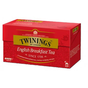 Tee Twinings 25 x 2 g English Breakfast | E. Kylmälä Oy