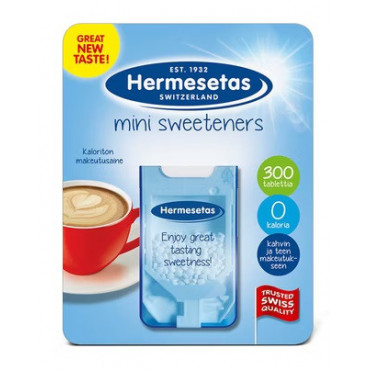 Hermesetas Mini Sweeteners 300 makeutusaine | E. Kylmälä Oy