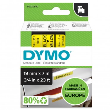 Dymo D1 tarrateippi 19 mm mu/ke | E. Kylmälä Oy