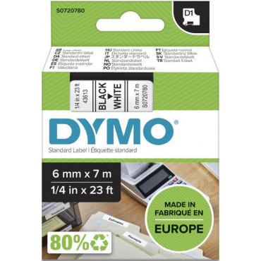 Dymo D1 tarrateippi 6 mm mu/va | E. Kylmälä Oy