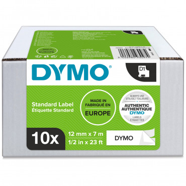 Dymo tarrateippi 12mm x 7m mu/va (10) | E. Kylmälä Oy