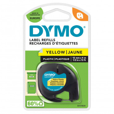 Dymo LetraTag teippi 12 mm x 4 m mu/ke | E. Kylmälä Oy