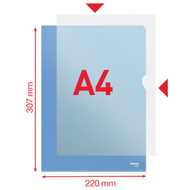 Esselte muovitasku A4 115 my sininen (100) | E. Kylmälä Oy