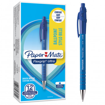 Paper Mate Flexgrip Ultra RT kuulakynä M sininen | E. Kylmälä Oy