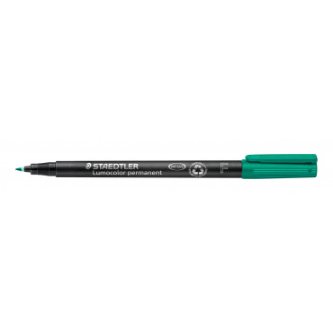 Staedtler Lumocolor F318 vihreä 0,6 mm | E. Kylmälä Oy