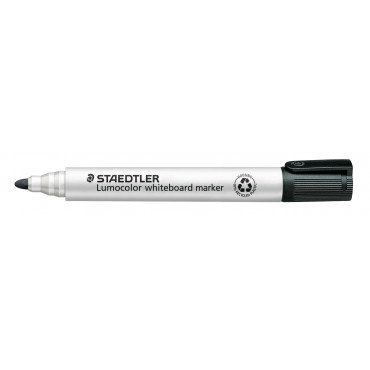 Staedtler valkotaulukynä musta 2 mm pyöreä | E. Kylmälä Oy