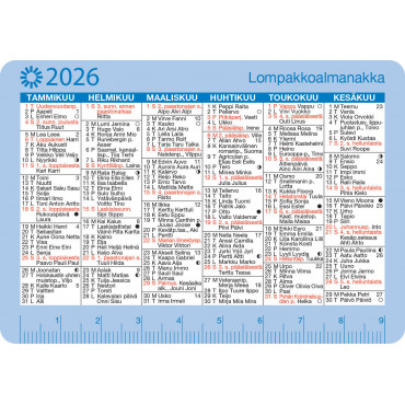 Lompakkoalmanakka | E. Kylmälä Oy