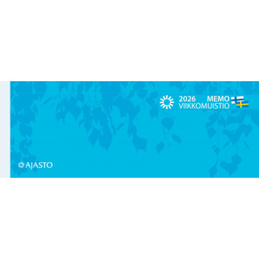 Memo-viikkomuistio, sininen | E. Kylmälä Oy