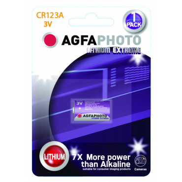 AgfaPhoto CR 123A-lithiumparisto 3V AgfaPhoto CR 123A-lithiumparisto 3V | E. Kylmälä Oy