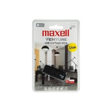 Maxell USB 32GB Venture muistitikku Maxell USB 32GB Venture muistitikku | E. Kylmälä Oy