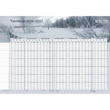 Quo Vadis -lomakalenteri 2026-2027 Quo Vadis -lomakalenteri 2026-2027 | E. Kylmälä Oy