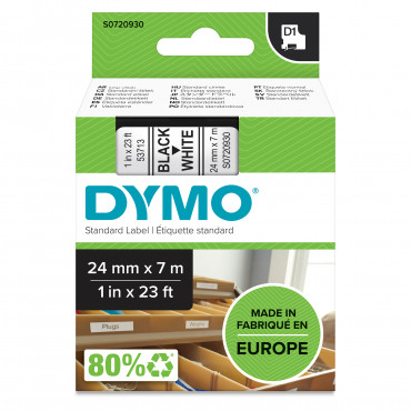 Dymo D1 tarrateippi 24 mm mu/va Dymo D1 tarrateippi 24 mm mu/va | E. Kylmälä Oy