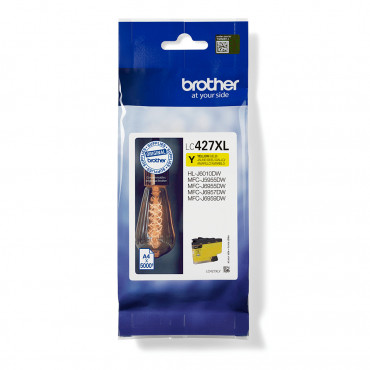 Brother LC427XLY keltainen mustekasetti - 5000 sivua Brother LC427XLY keltainen mustekasetti - 5000 sivua | E. Kylmälä Oy