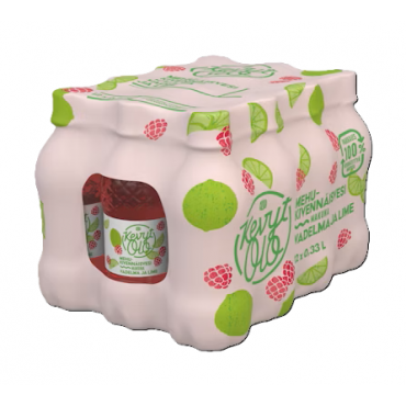 KevytOlo Vadelma-Lime mehukivennäisvesi 0,33 l kmp 12-pakki KevytOlo Vadelma-Lime mehukivennäisvesi 0,33 l kmp 12-pakki | E. Kylmälä Oy