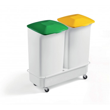 Durabin lajitteluvaunu  2 x 40 L | E. Kylmälä Oy