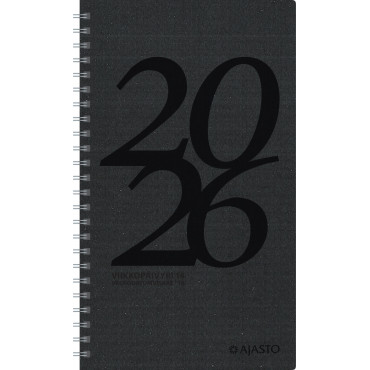 Viikkopäivyri/Veckodatumvisare 14 Eko, musta | E. Kylmälä Oy