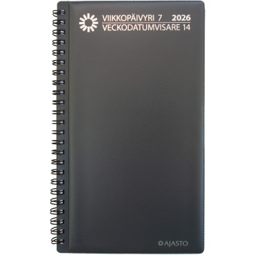 Viikkopäivyri/Veckodatumvisare 7, tummanharmaa | E. Kylmälä Oy