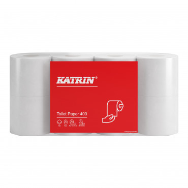 Katrin wc-paperi 400 valkoinen 2-krs 55340 | E. Kylmälä Oy