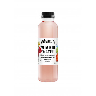 Brämhults Vitamin Water Mansikka-Vadelma mehujuoma 0,5 L | E. Kylmälä Oy