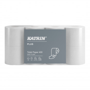 Katrin Plus EasyFlush wc-paperi 2-krs valkoinen 96039 | E. Kylmälä Oy
