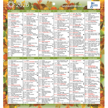 Seinäalmanakka/Väggalmanackan | E. Kylmälä Oy