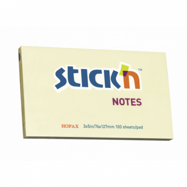 Stick′n viestilappu 76 x 127 mm Multipack (12) keltainen | E. Kylmälä Oy