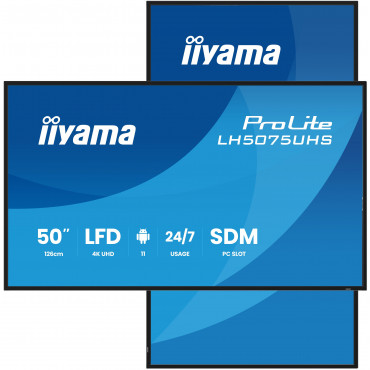 iiyama Prolite LH5075UHS 50″ 24/7 näyttö | E. Kylmälä Oy