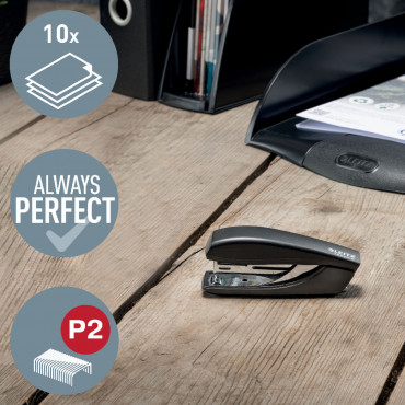 Leitz Recycle NeXXt nitoja 10 arkkia musta | E. Kylmälä Oy