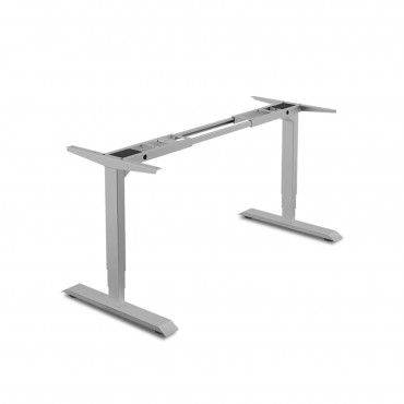 TC RS3 2-jalkainen sähköpöydänrunko - harmaa | E. Kylmälä Oy