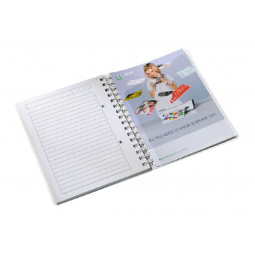 Leitz WOW PP A5 viivat muistikirja pinkki | E. Kylmälä Oy