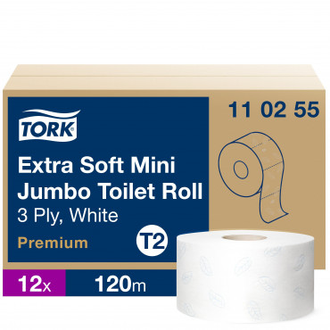 Tork Extra Soft Mini Jumbo WC-paperi T2 (12) | E. Kylmälä Oy
