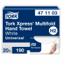 Tork Xpress® Multifold -käsipyyhkeet luonnonvalkoinen H2 | E. Kylmälä Oy