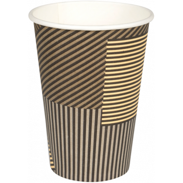 Abena GASTRO Lines kahvikuppi 20/22 cl Ø7 cm pahvi ruskea (100) | E. Kylmälä Oy