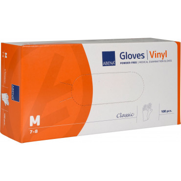 Abena Classic vinyylikäsine M läpikuultava (100) | E. Kylmälä Oy