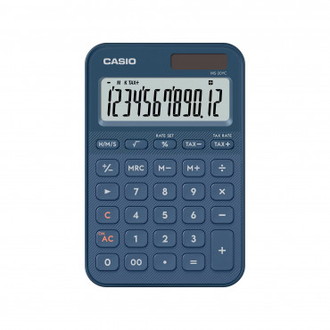 Casio MS-20YC pöytälaskin tummansininen | E. Kylmälä Oy