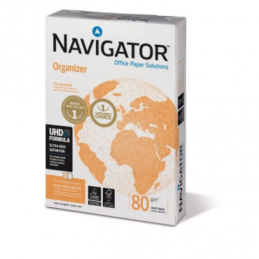Navigator Organizer  80 g A4 2H reiät kopiopaperi | E. Kylmälä Oy